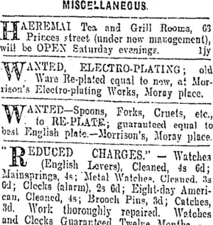 Page 11 Advertisements Column 4 (Otago Daily Times 3-7-1909)