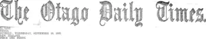 Masthead (Otago Daily Times 29-9-1909)