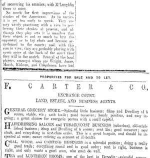 Page 12 Advertisements Column 2 (Otago Daily Times 20-11-1909)