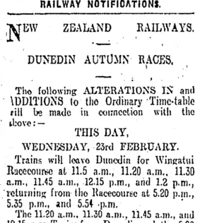 Page 6 Advertisements Column 1 (Otago Daily Times 23-2-1910)
