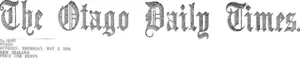 Masthead (Otago Daily Times 5-5-1910)