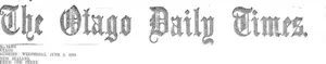 Masthead (Otago Daily Times 8-6-1910)