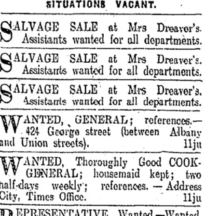 Page 1 Advertisements Column 5 (Otago Daily Times 11-6-1910)