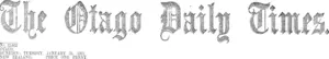 Masthead (Otago Daily Times 31-1-1911)
