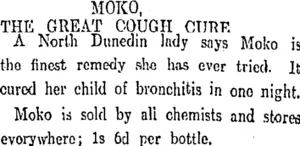 Page 7 Advertisements Column 4 (Otago Daily Times 27-4-1911)