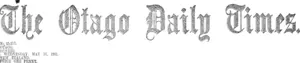 Masthead (Otago Daily Times 31-5-1911)