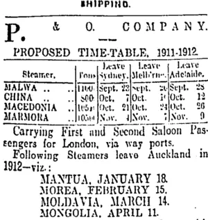 Page 1 Advertisements Column 1 (Otago Daily Times 29-9-1911)
