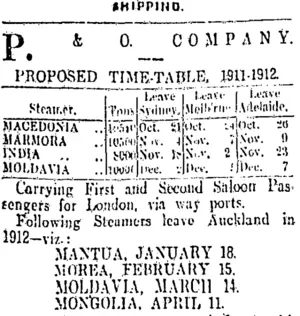 Page 1 Advertisements Column 1 (Otago Daily Times 6-10-1911)