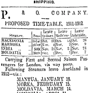 Page 1 Advertisements Column 1 (Otago Daily Times 20-10-1911)