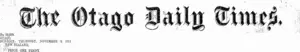 Masthead (Otago Daily Times 2-11-1911)