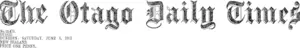 Masthead (Otago Daily Times 8-6-1912)