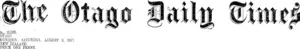 Masthead (Otago Daily Times 3-8-1912)
