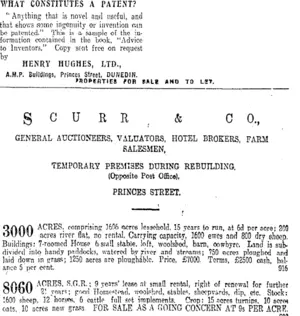 Page 6 Advertisements Column 3 (Otago Daily Times 29-4-1913)