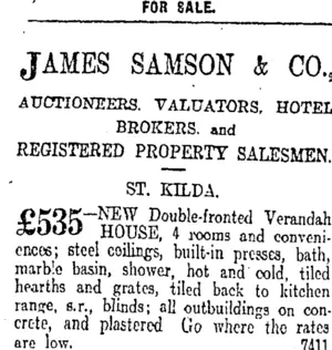 Page 9 Advertisements Column 1 (Otago Daily Times 24-7-1913)