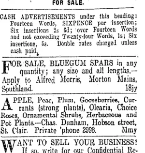 Page 7 Advertisements Column 2 (Otago Daily Times 23-7-1913)