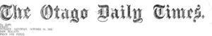 Masthead (Otago Daily Times 18-10-1913)