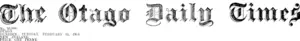 Masthead (Otago Daily Times 24-2-1914)