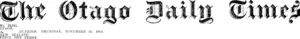 Masthead (Otago Daily Times 26-11-1914)