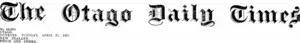 Masthead (Otago Daily Times 27-4-1915)