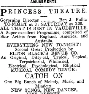 Page 1 Advertisements Column 4 (Otago Daily Times 13-9-1915)