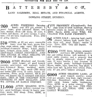 Page 14 Advertisements Column 6 (Otago Daily Times 11-3-1916)