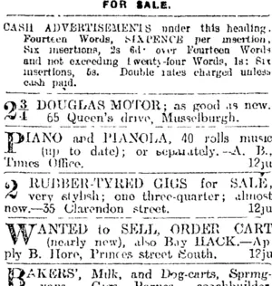 Page 6 Advertisements Column 3 (Otago Daily Times 12-6-1916)
