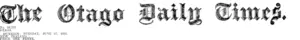 Masthead (Otago Daily Times 27-6-1916)