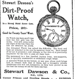 Page 15 Advertisements Column 3 (Otago Daily Times 24-2-1917)
