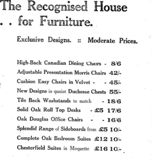 Page 9 Advertisements Column 5 (Otago Daily Times 8-3-1917)