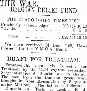 THE WAR. (Otago Daily Times 18-4-1917)
