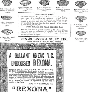 Page 7 Advertisements Column 2 (Otago Daily Times 2-7-1917)
