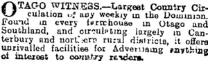 Page 7 Advertisements Column 3 (Otago Daily Times 11-7-1917)