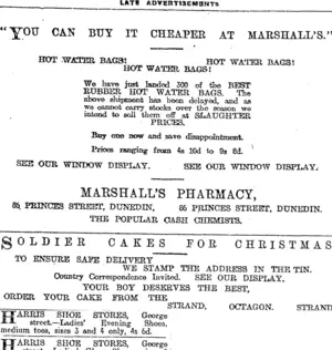 Page 6 Advertisements Column 2 (Otago Daily Times 1-8-1917)