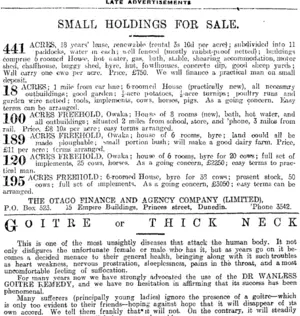 Page 6 Advertisements Column 3 (Otago Daily Times 22-11-1917)
