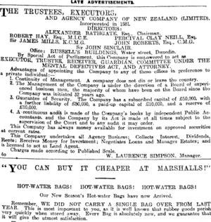 Page 6 Advertisements Column 2 (Otago Daily Times 21-6-1918)