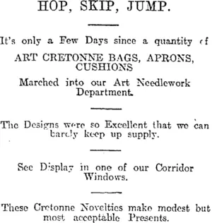 Page 4 Advertisements Column 3 (Otago Daily Times 1-8-1918)