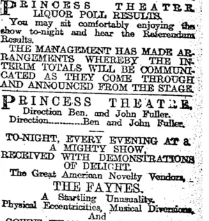 Page 1 Advertisements Column 8 (Otago Daily Times 10-4-1919)
