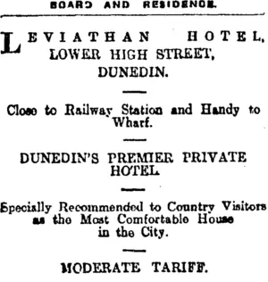 Page 7 Advertisements Column 1 (Otago Daily Times 15-1-1920)