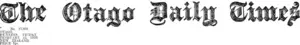 Masthead (Otago Daily Times 13-2-1920)