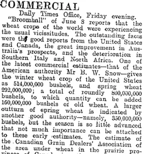 COMMERCIAL (Otago Daily Times 14-8-1920)