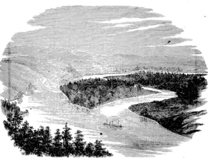 VIEW ON THE W I X A T 0 (Otago Witness, 23 July 1864)