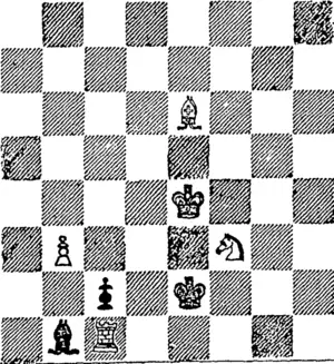 white.  Whiteito play and mate in four moves. (Otago Witness, 24 April 1880)