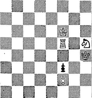 WHITE.  t White to play and mate in threo moves. (Otago Witness, 21 August 1880)