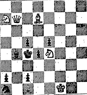 WHITE. , ' <  White to play »nd mate In two movet. (Otago Witness, 17 January 1880)
