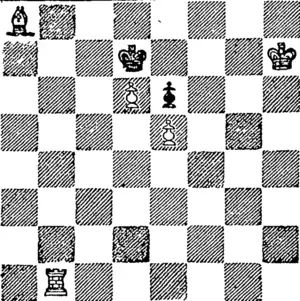 WHITE.  White to play and mate in three moves. (Otago Witness, 30 April 1881)