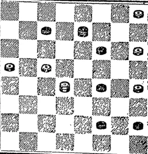 whits (Little).  black (Menzies). Black to play and win. (Otago Witness, 26 July 1884)