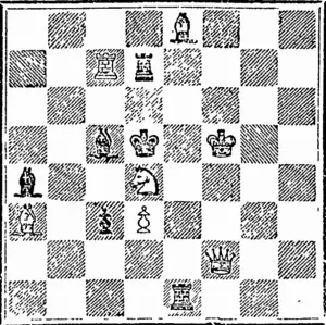 White to play, and mato in thteo movpa. [white (Otago Witness, 27 September 1884)