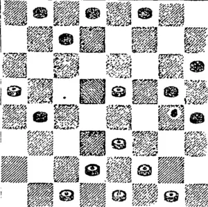 Black to move and draw. (Otago Witness, 30 July 1886)