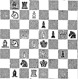 British Chess Asaooiafcion Problem Tourney. Motto: " Omnes Eodom Eogimur." (Otago Witness, 20 February 1886)