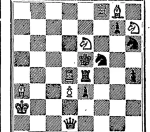 White to play and mate in two moves. (Otago Witness, 28 September 1888)
